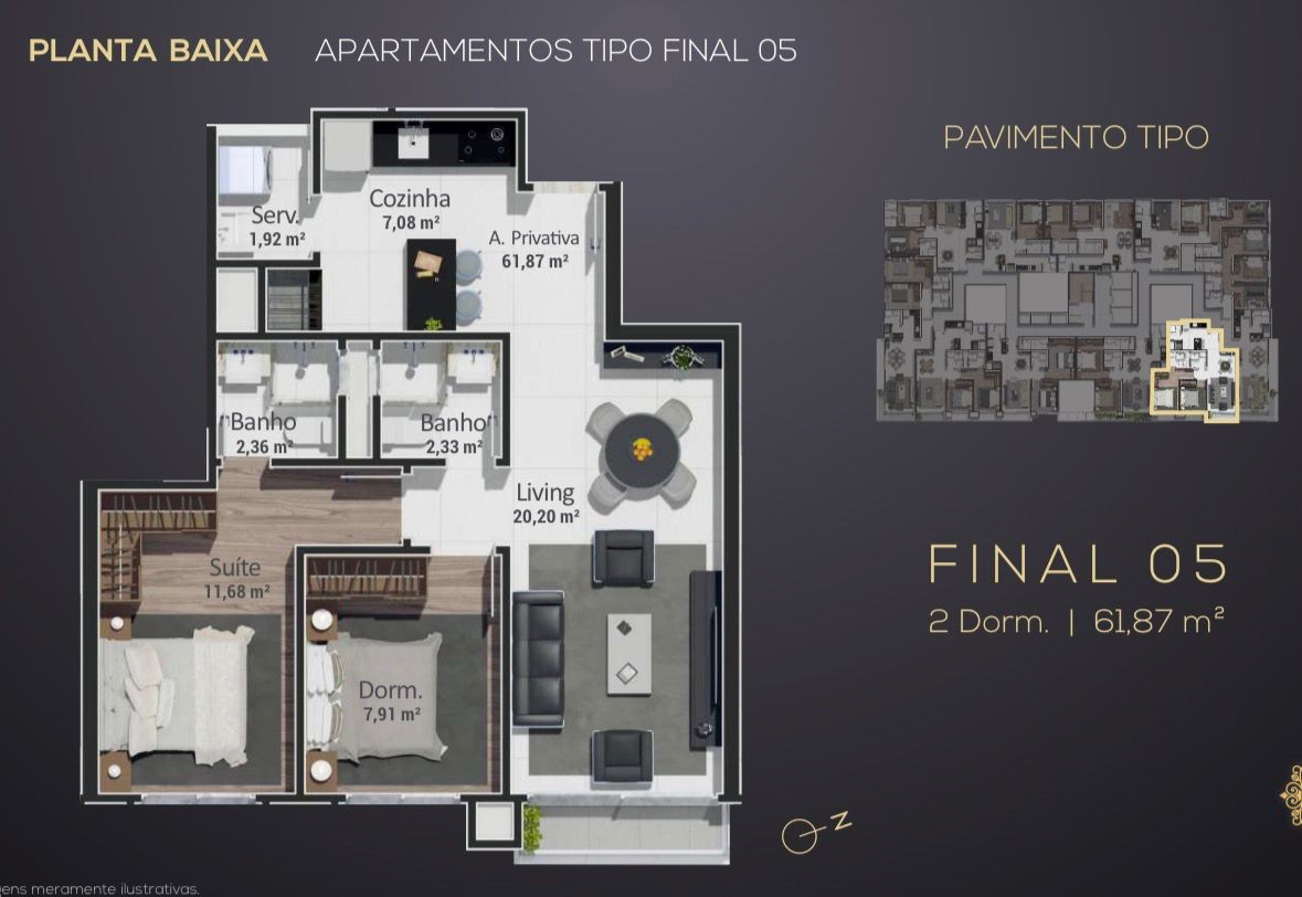 Apartamento 2 dormitórios para venda, Zona  Nova em Capão da Canoa | Ref.: 307877